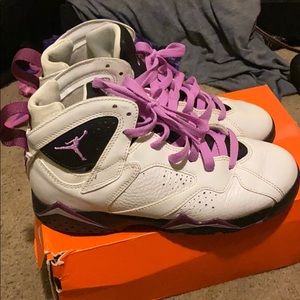 Purple and Black Jordan’s